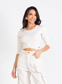 Cropped com Amarração