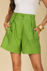 Short Linho de Alfaiataria