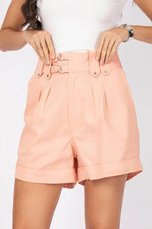 Short de Alfaiataria com Detalhes