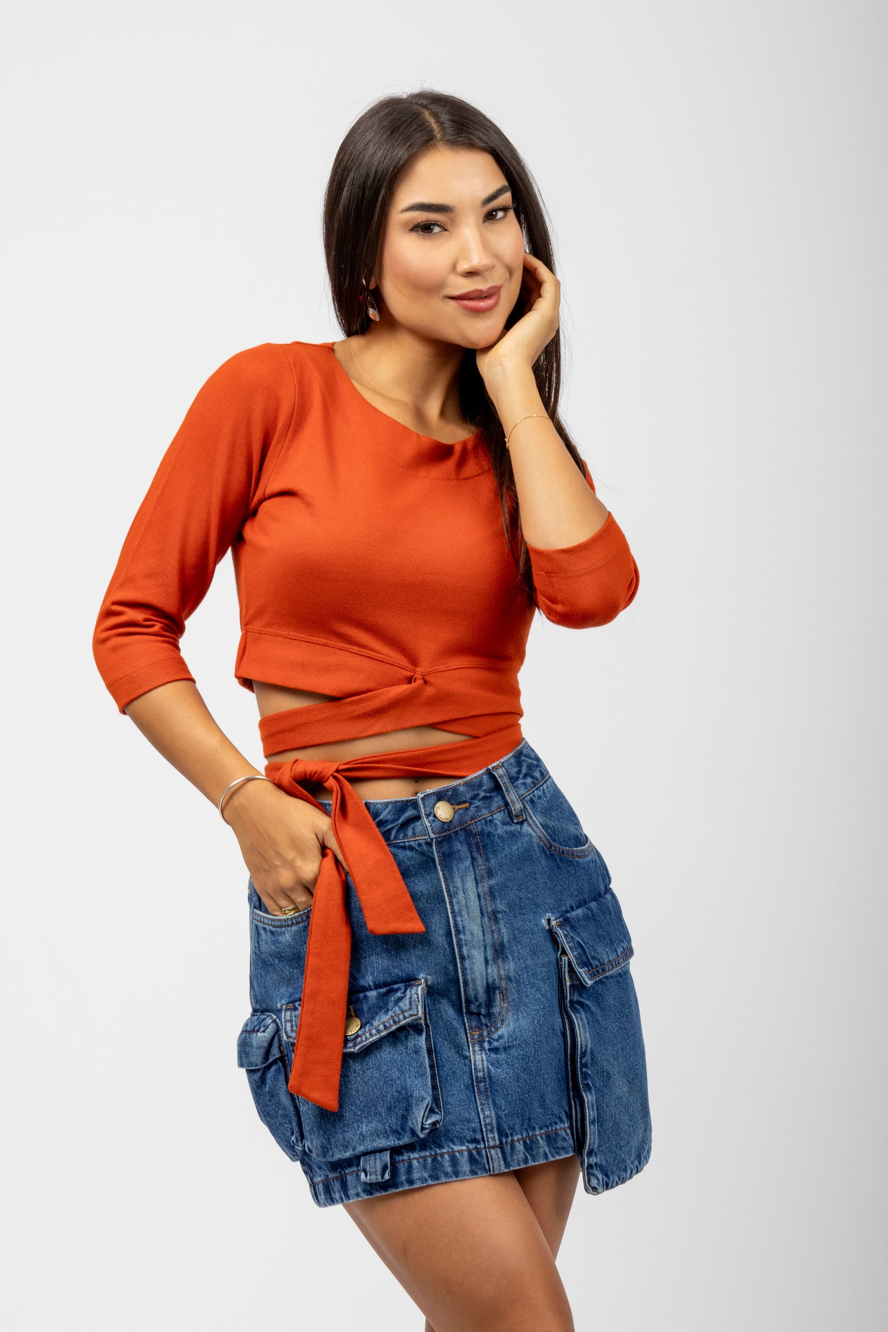 Cropped com Amarração