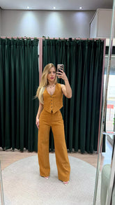 Conjunto Mostarda Naomi