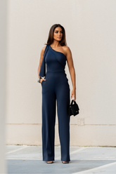 Macacão Pantalona Assimétrico Fluído Susana